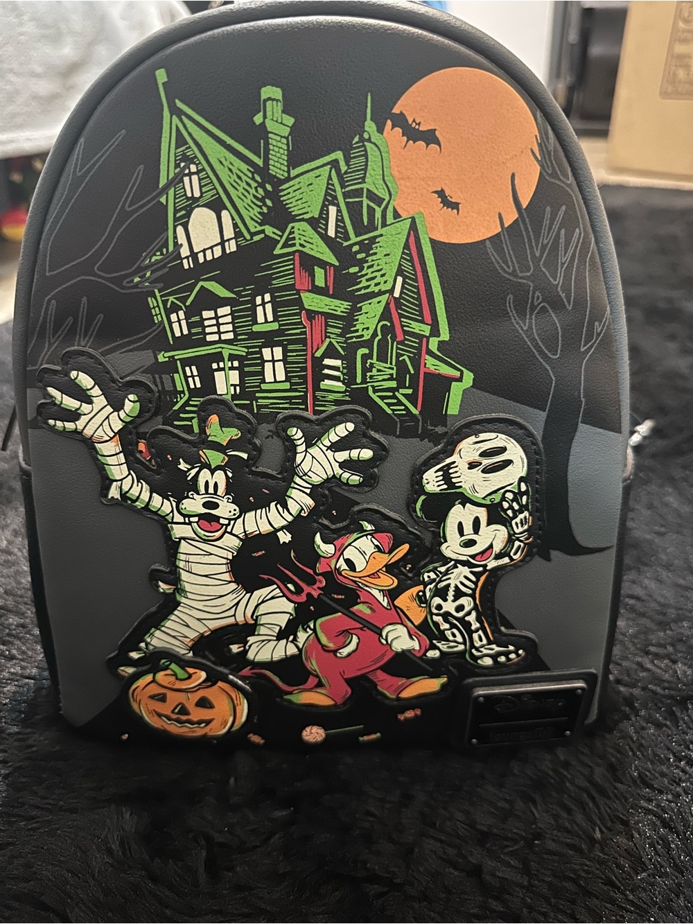 Disney Mickey and friends Halloween glow n the dark loungefly